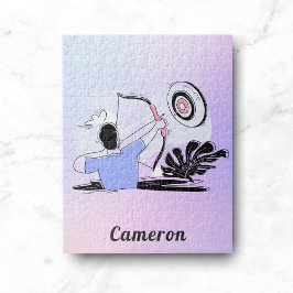 Bogenschiessen Bullseye & Archer Modern Gradient & Puzzle