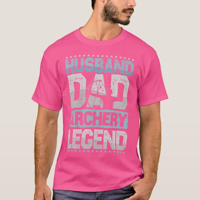 Bogenschießen der Bogenleder Bow Men Bogenschießen T-Shirt (Vorderseite)