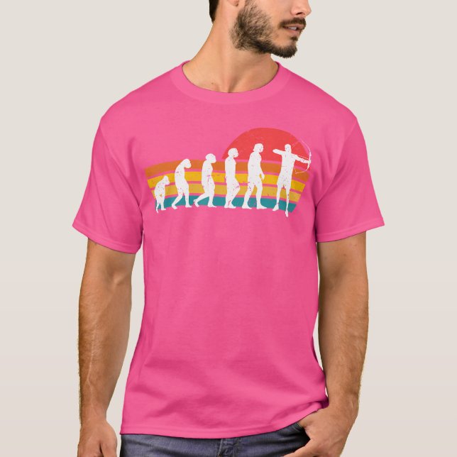 Bogenschiessen Evolution Bow Jagd Bogenschiessen f T-Shirt (Vorderseite)