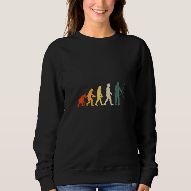 Bogenschießen-Evolution Bowhunting Bow and Arche Sweatshirt (Vorderseite)