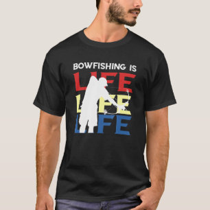 Bogenschießen Fische Bogenschießen Jagd Bogenschie T-Shirt
