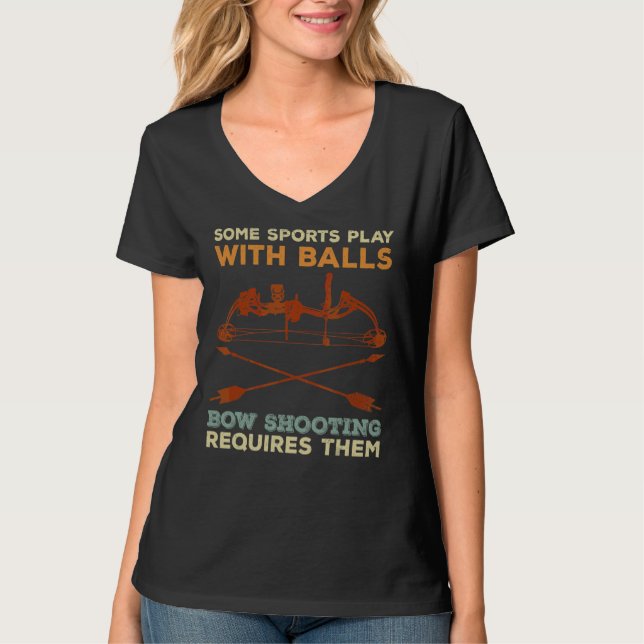 Bogenschießen für einen Bow-Jäger T-Shirt (Vorderseite)