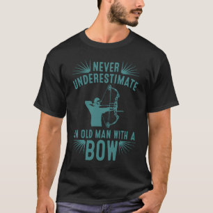 Bogenschießen für Hirsche Jäger Großvater Jagd T-Shirt