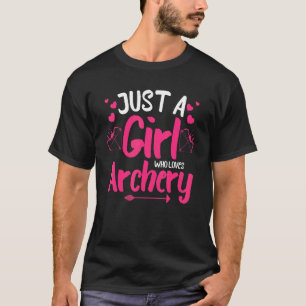 Bogenschießen für Mädchen Frauen schießen Bowhunte T-Shirt