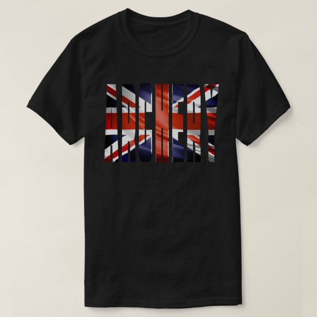 Bogenschießen GB-Gewerkschafts-Jack-T - Shirt (Design vorne)