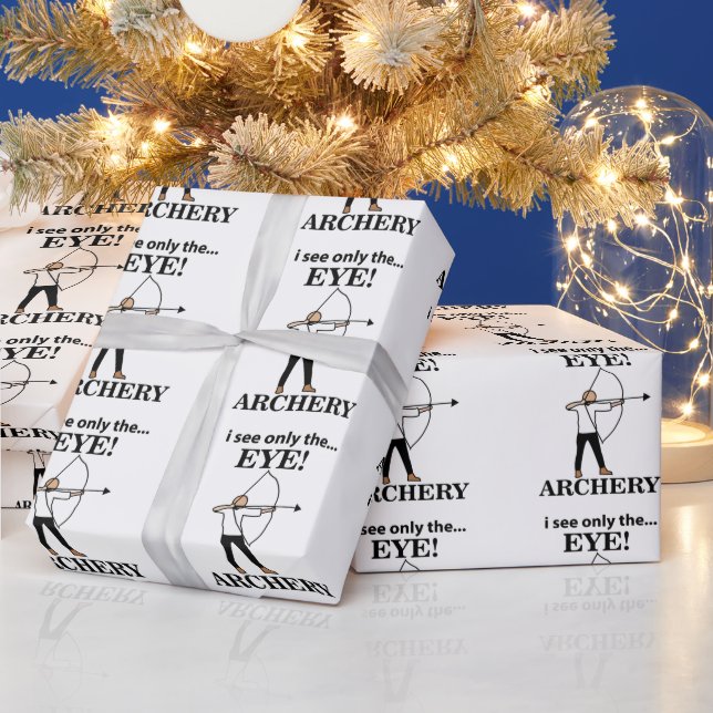 Bogenschießen Geschenkpapier (Feiertage)