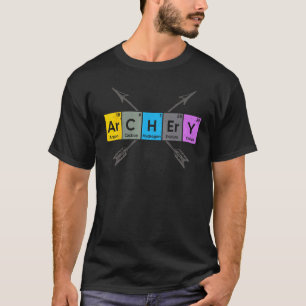 Bogenschießen I Periodische Elemente Nerd Bogensch T-Shirt