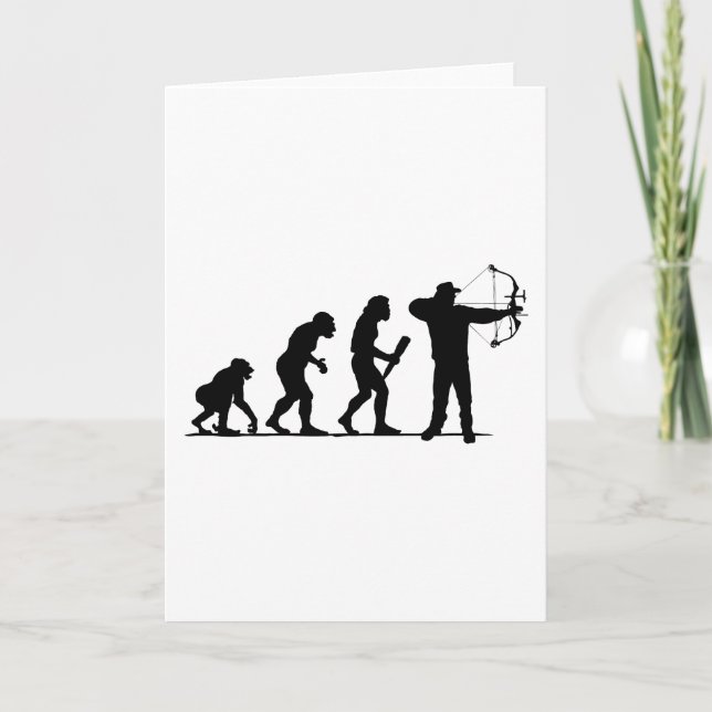 Bogenschießen Karte (Vorderseite)