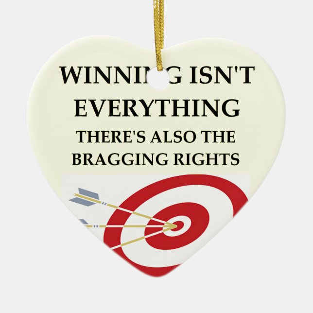 Bogenschießen Keramikornament (Vorne)