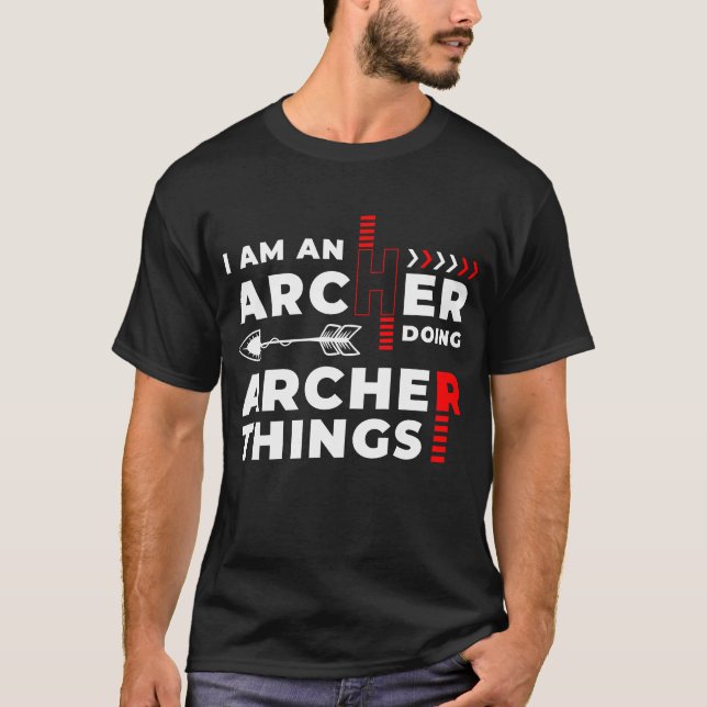 Bogenschießen Langbogen Schießsport Junge T-Shirt (Vorderseite)