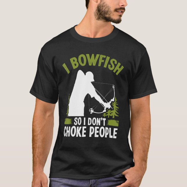 Bogenschießen Luftboot Bogenschütze Bogenjäger Fis T-Shirt (Vorderseite)
