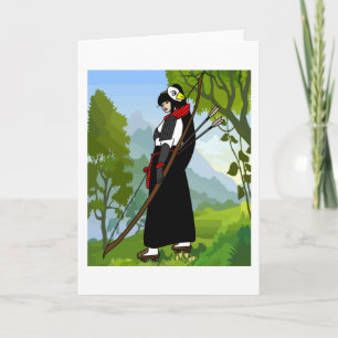 Bogenschießen mit Bow und Pfeil Karte