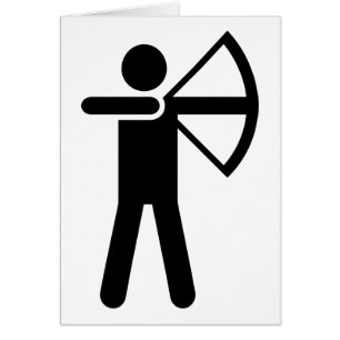 Bogenschießen-Symbol