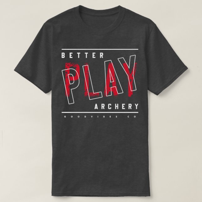 Bogenschießen T-Shirt (Design vorne)
