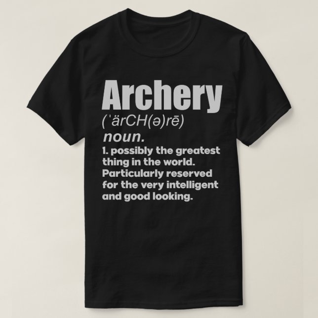 Bogenschiessen T-Shirt (Design vorne)