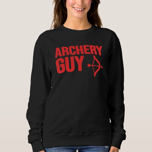 Bogenschießen Typ Bow Jagd Bogenschießjäger Männer Sweatshirt (Vorderseite)