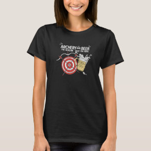 Bogenschießen und Bierbrauerei Bogenschießen Premi T-Shirt