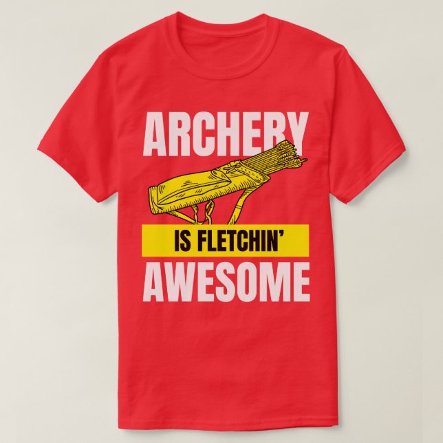 Bogenschießen und Bogenschießen T-Shirt (Design vorne)