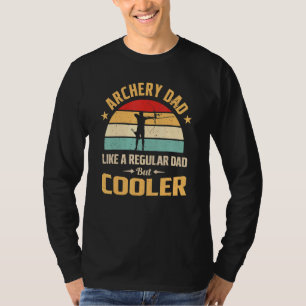 Bogenschießen-Vater wie ein regelmäßiger Vater, ab T-Shirt