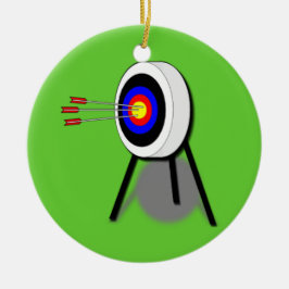 Bogenschießen-Verzierung Keramik Ornament