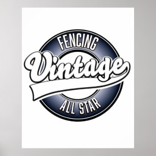 Bogenschießen Vintage All-Star Poster