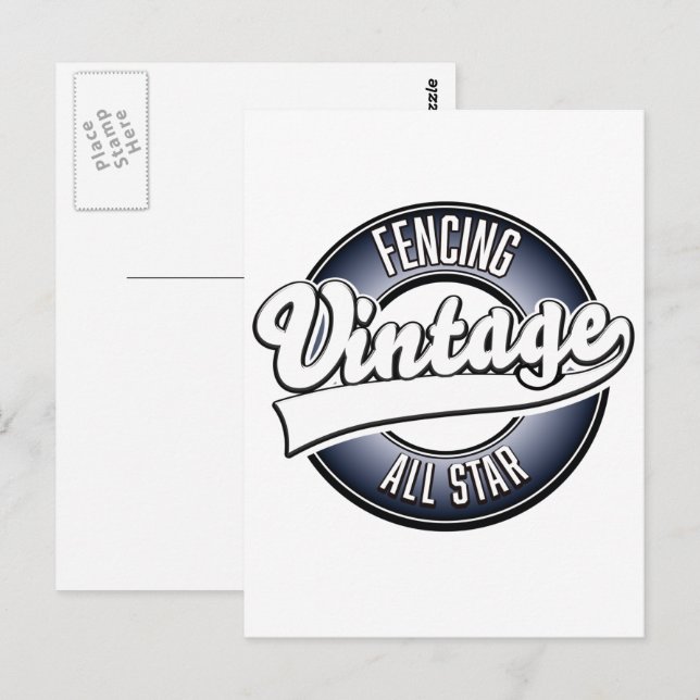 Bogenschießen Vintage All-Star Postkarte (Vorne/Hinten)