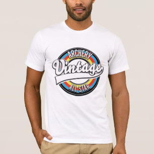 Bogenschießen Vintages Allstar-Logo T-Shirt