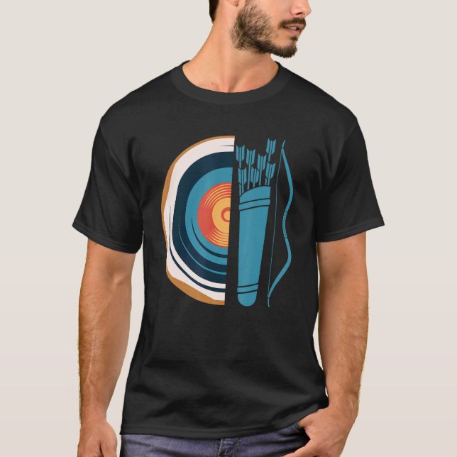 Bogenschießen von Longbow Ziel 1 T-Shirt (Vorderseite)
