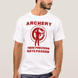 Bogenschießen, wo Leidenschaft auf Präzision triff T-Shirt