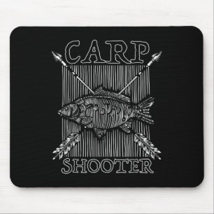 Bogenschießen zum Fischfang_ Karpfen Schütze Mousepad