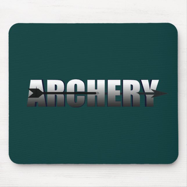 Bogenschießengeschenke für Pfeil und Bogensüchtige Mousepad (Vorne)
