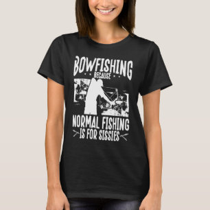 Bogenschießfischer Bogenschütze Fischer Luftboot B T-Shirt