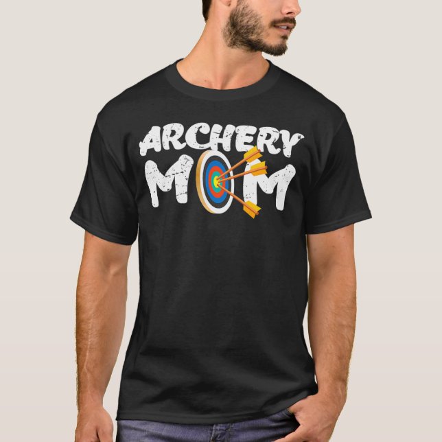 Bogenschießpistole der Mama T-Shirt (Vorderseite)
