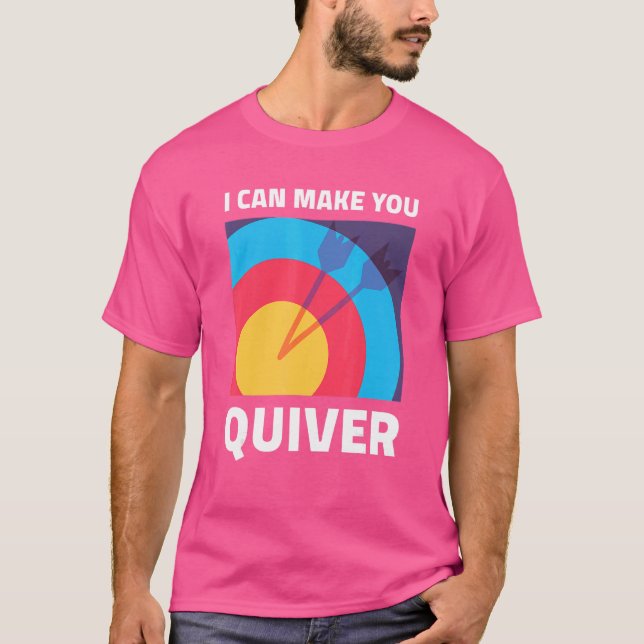Bogenschießpistole Retro Archer T-Shirt (Vorderseite)