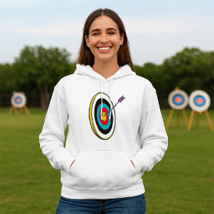 Bogenschießziel mit Arrow-Hitzezentrum Hoodie