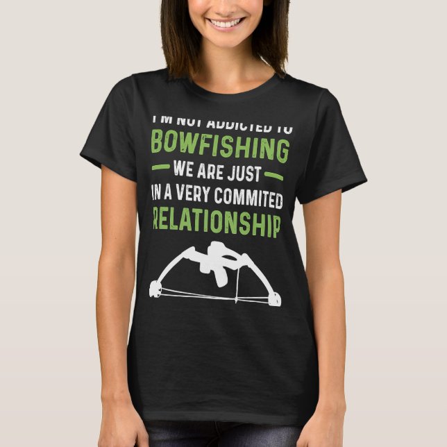 Bogenschütze Angler Fisch Fischer Bogenschießen T-Shirt (Vorderseite)