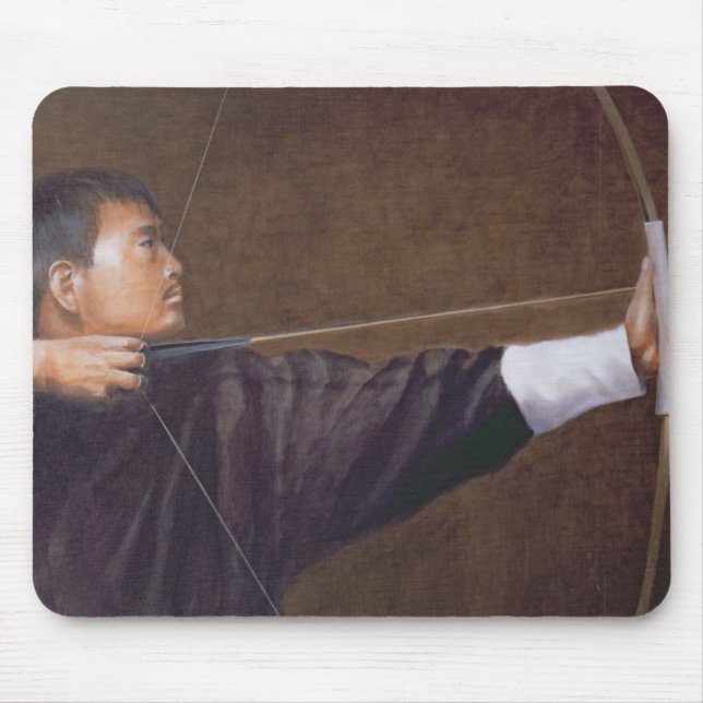 Bogenschütze Bhutan Mousepad (Vorne)