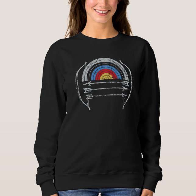 Bogenschütze Bowman Bogenschütze Bogen Pfeil Jäger Sweatshirt (Vorderseite)