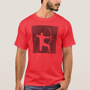 Bogenschütze Pfeil und Bogen Sportarten Bogenschie T-Shirt