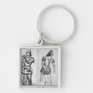 Bogenschütze und Crossbowman Schlüsselanhänger