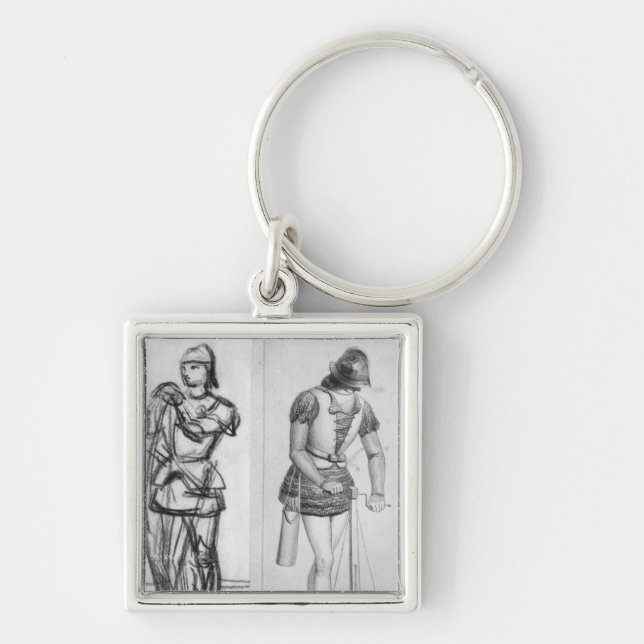 Bogenschütze und Crossbowman Schlüsselanhänger (Vorne)