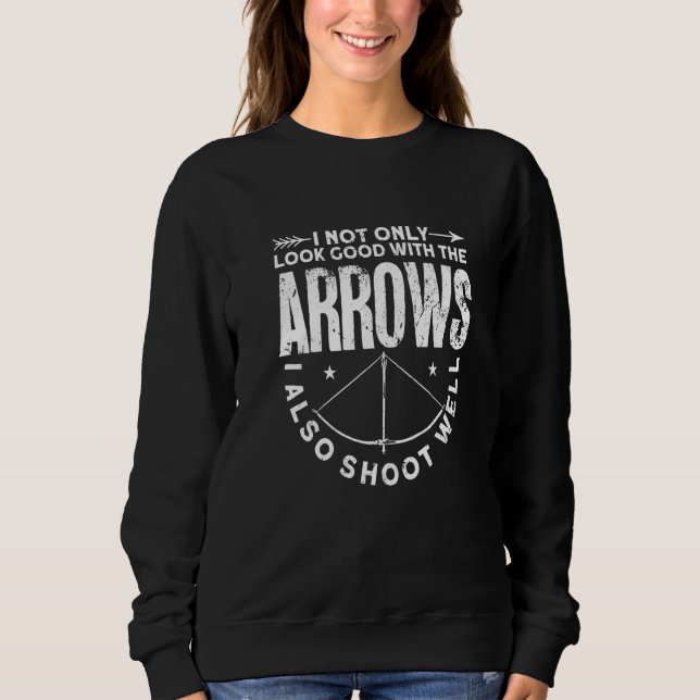 Bogenschützen Bogen Bogenschießen Sweatshirt (Vorderseite)