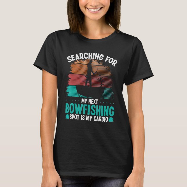 Bogenschützen-Bogenfischplatz Luftboot Bogenschütz T-Shirt (Vorderseite)