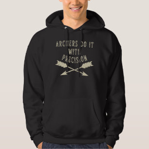 Bogenschützen machen es mit Präzision Archery Lo Hoodie