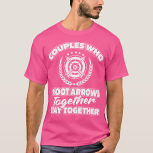 Bogenschützen-Paar Bogenschütze Pfeil Bogen Ziel B T-Shirt