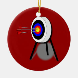 Bogenschützen-Schmuck Keramik Ornament