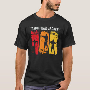 Bogenschützen Traditionelles Bogenschießen Erbe F T-Shirt