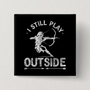 Bogenschützenjagd Jäger Jäger beängstigend Button