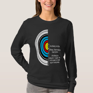 Bogenverbindung Bow Archery Joke Jagd Jagd Arr T-Shirt