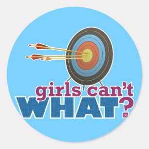 Bogenziel Runder Aufkleber